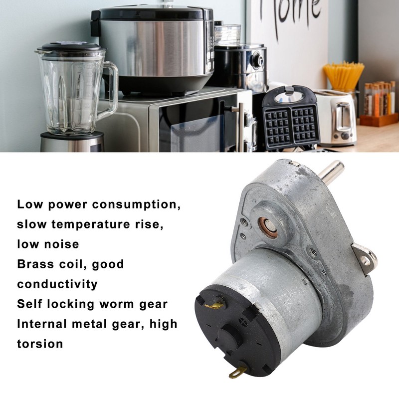 DC24V Gear Motor Aluminum Alloy Self Locking Speed Reduction Electric