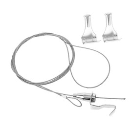 Operitacx 2Sätze Drahtseil Aufhänger Verstellbar Für Bilder Fotorahmen Kunstwerke Einfache Installation Für Zuhause Galerien Und Hotels