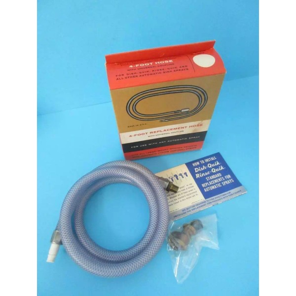 UNIVERSAL NEW NOS 4-Foot Replacement Hose MR-4 w/ Universal Coupling