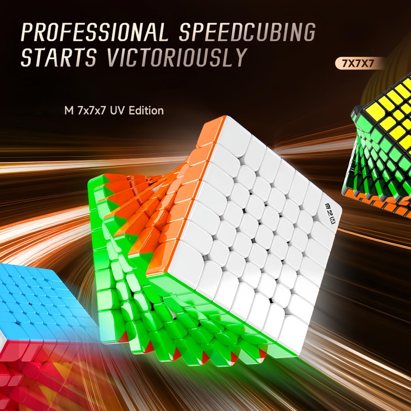 LiangCuber QY Toys Speed Cube 7x7 Magnetic UV Coating Stickerless,