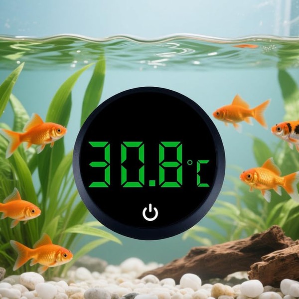 Fish Tank Thermometer Tropical – Digital Aquarium Thermometer with Touch