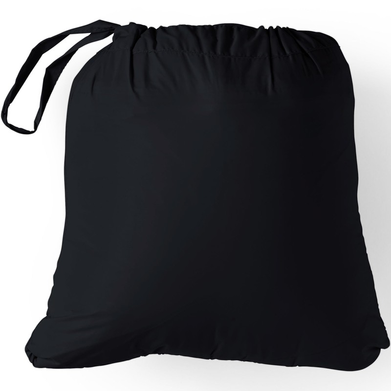 Lands' End Women's Petite Wanderweight Packable Down Jacket Large Black