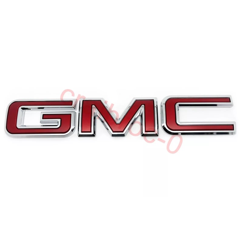 GMC 2019 - 2025 Sierra 1500 Rear RED GMC Emblems