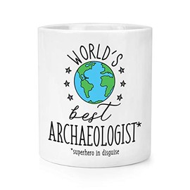 World's Best Archaeologist Makeup Brush Pencil Pot