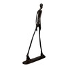Generic Giacometti Statue Sculpture Walking Man Real Bronze Replica Vintage
