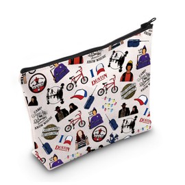 LEVLO Stranger Horror TV Show Series Canvas Cosmetic Bag Will the Wise Friend Makeup Bag Friendship Matching Gift (Will the Wise)