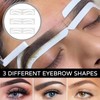 24 Pcs Eyebrow Stencils,Eyebrow Stencils for Shaping,Eyebrow Tape,Stickers Disposable,Airbrush Eyebrow