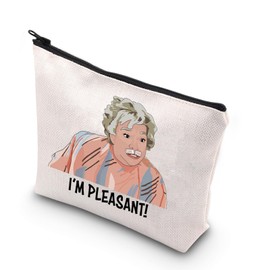 JNIAP Magnolias Inspired Makeup Bag Ousier Boudreaux Gift Ousier Boudreaux Cosmetic Bag I'm Pleasant Magnolias Zipper Pouch (Pleasant mb)