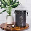 CafetastiQ Coffee Canister – Airtight Stainless Steel Storage Container with