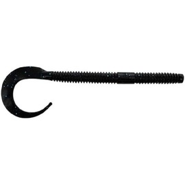 Yamamoto 10'' Ichi Worm Floater/Black W/Large Blue Flake (6 Pack)