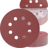 ZUYUEE 40PCS 125mm Sanding Discs 240 Grit,8-Hole Sand Paper,Sandpaper for