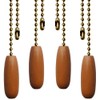 Aeknewo 4 Pack Ceiling Fan Pull Chains 12-inch Beaded Ball