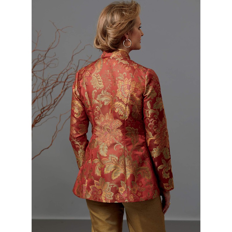 Butterick Patterns Women's Open and Button Closure Jacket Sewing Patterns,