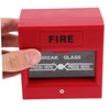 TEHAUX 5pcs Emergency Glass Break Alarm Button Manual Reset Activation