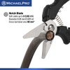 MichaelPro Angled Scissors, 7-Inch Electrician Scissors Cuts Kevlar & Wire