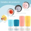 20 Botellas De Kit De Viaje Portátiles Contenedores Silicona