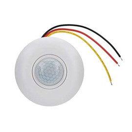12V 360° Infrared PIR Motion Sensor Switch with Time Delay for Corridors/Bathrooms/Basements/Garages