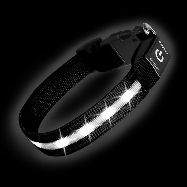 PetIsay Light up Dog Collar - High Visibility & Durable
