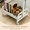Overbed Table with Wheels,Height Adjustable Side Table