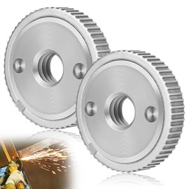 CTDMJ 2-Piece Quick Release Nut for Angle Grinder M14, Quick Release Nut M14, Clamping Nut for Flex, Angle Grinder Flange Groove, Sanding Disc Change without Tools, M14 Angle Grinder Clamping Nut