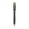 Parker Urban Black Gold Trim Medium Nib Fountain Pen -
