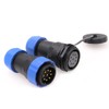 ZBLZGP SD28 9 Pin Bulkhead Connector Male Female Docking 10A