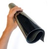 Piel de charol negro auténtico (negro, 30 x 60 cm)