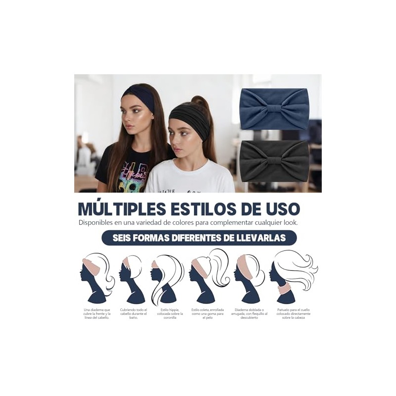 Diadema Deportiva Absorbente para Correr, Ciclismo y Yoga