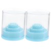 BIUDECO 2pcs Grinding Bits Storage Box for Nail Salon Nail