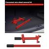 Krysolad 3 Bar Lowrider Wire Wheel Knock Off Tool with