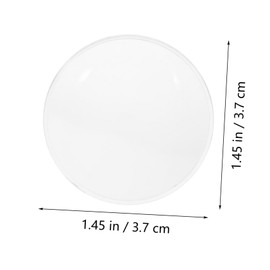 Tofficu 10pcs VR Glasses Lens Biconvex Light Blocking Lenses for Virtual Reality Durable Easy Installation