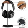 Jichenfang Headphone Stand with 6 cm Wide Headrest Walnut Headset