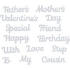 Mixed Sentiments Cutting Dies for Card Making，Cutting Dies Cut Stencils