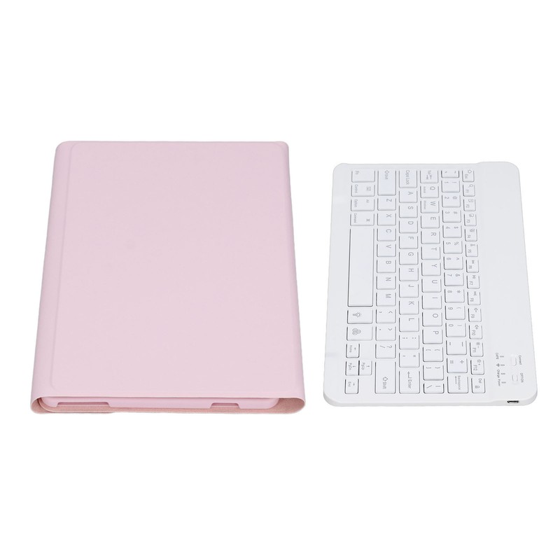 10.6in Backlit Keyboard Case RGB Detachable Keyboard PU Leather Protective