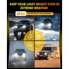Termitor 2026 Latest H11 9005 LED Light Bulbs Combo, 100,000LM