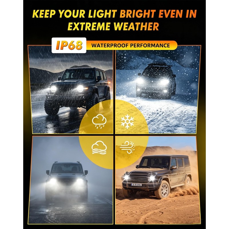 Termitor 2026 Latest H11 9005 LED Light Bulbs Combo, 100,000LM
