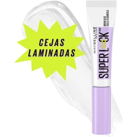 Maybelline Gel para cejas transparente SuperLock, 7ml - Cejas laminadas hasta por 24H, a prueba de sudor y transferencias, sin sensación pegajosa, sin grumos