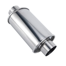 Soundforge 2.5'' Ultra Quiet Muffler Resonator 2.5 in,304s Exhaust Vibrant Resonator 2.5in