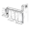 FANTRONIX 350 mm Length White Solid Wall Duct x 100