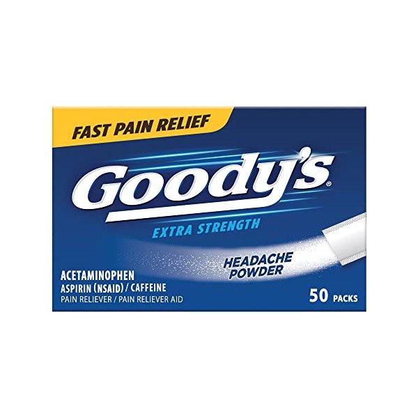 Goody's Extra Strength Headache Powder, Dissolve Packs, 50 Individual Packets