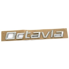 Skoda Octavia 1Z0853687K739 Lettering Tailgate Emblem Sign Logo Chrome