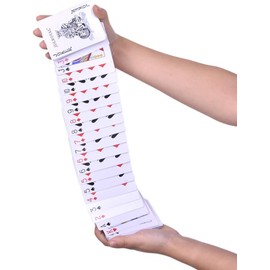 MOMOMAGE Electric Deck Acrobatics Waterfall Card Magic Tricks Special Deck Close up Street Magic Gimmick Illusion Prop Funny (Red Back)