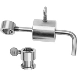 Lyfengdeam Stainless Steel Weight Balancer, BBQ Oven Rod Balance Skewer Limiter, Rotisserie Roast Chicken Set