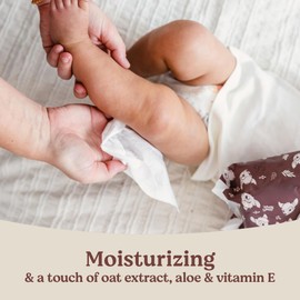 Huggies Calm Baby Wipes, Unscented, Hypoallergenic, 10 Push Button Packs (560 Wipes Total)