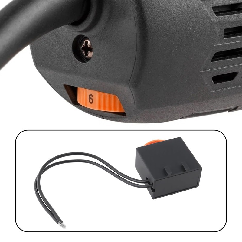 YINETTECH 2x 250V 6A Power Tool 6 Position Speed Controller
