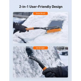 AstroAI 27" Snow Brush and Ice Scrapers for Car Windshield,Det