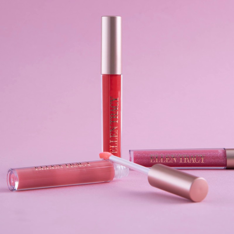 Enchante Ellen Tracy Lip Gloss Collection, Shimmery Lip Glosses for