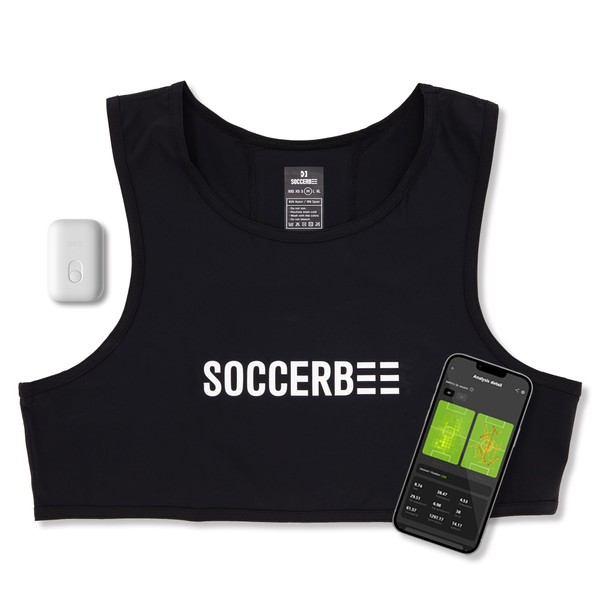 SOCCERBEE-Lite2 - GPS Tracker and Vest for Tracking Activities of