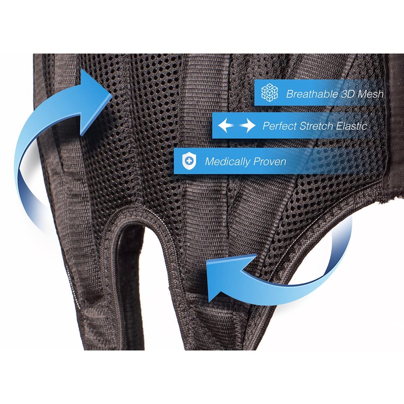 AT Surgical Left Side Inguinal or Groin Hernia Belt, Mens