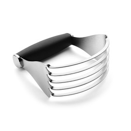 Spring Chef XL Stainless Steel Pastry Cutter Tool for Baking - Heavy Duty Dough Blender - Butter & Dough Cutter Tool with Sharp Blades - Pastry Blender for Easy Mixing - Dishwasher Safe - Black